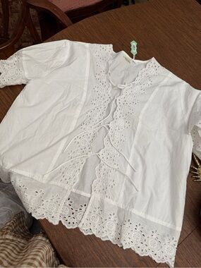 White PJ short sleeve set